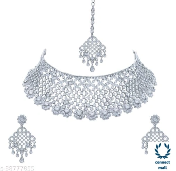 Feminine Glittering Jewellery Sets - Adjustable